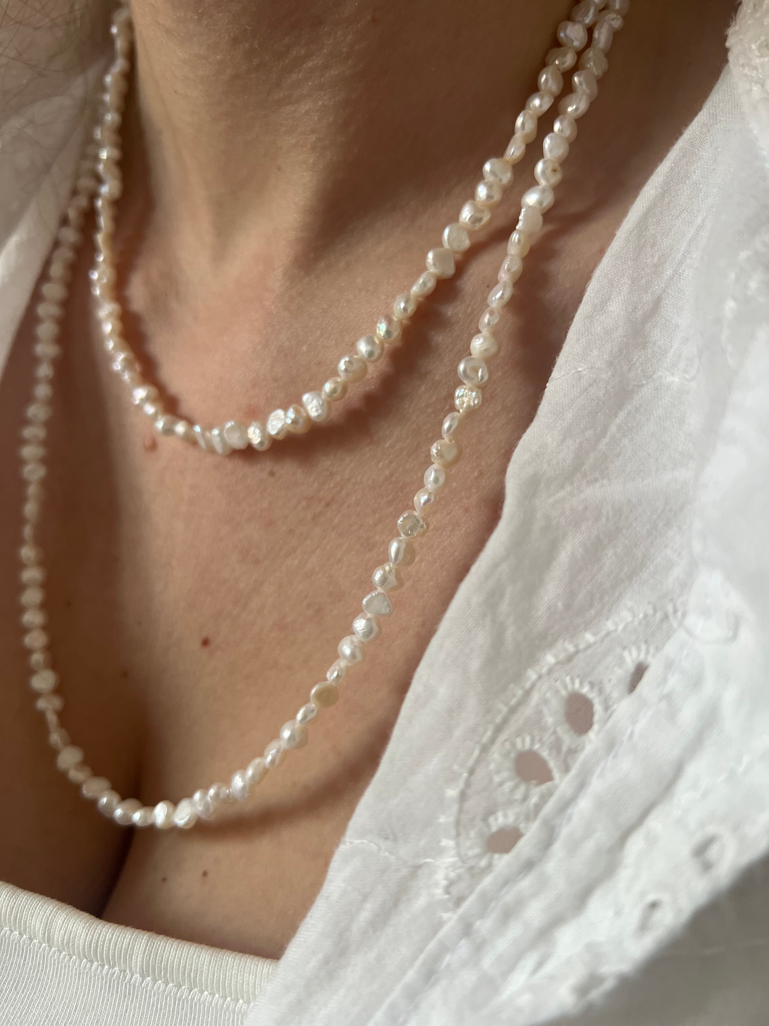 Collana Perle Naturali