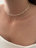 Chocker perle risine