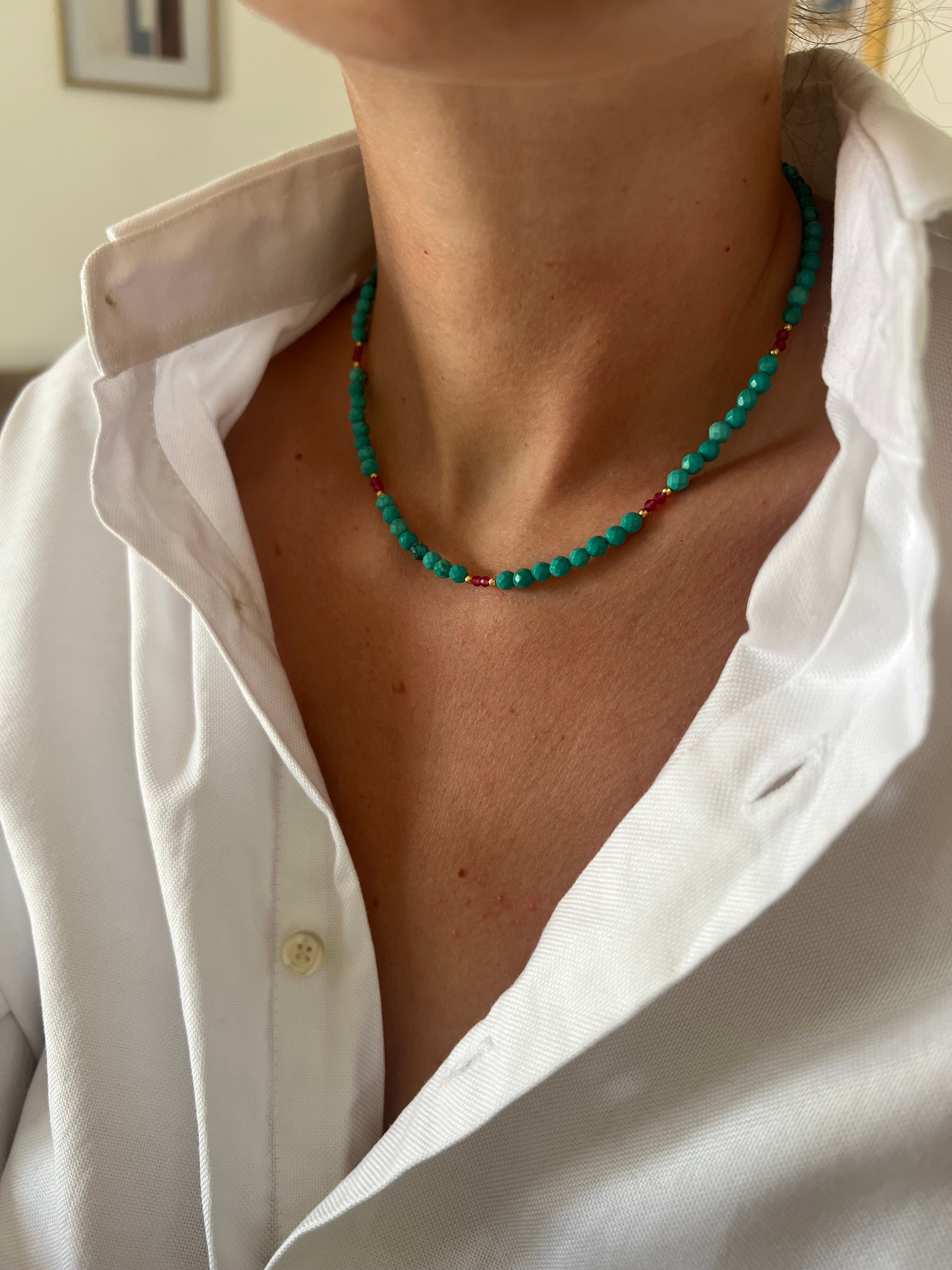 Collana Turchese al mare