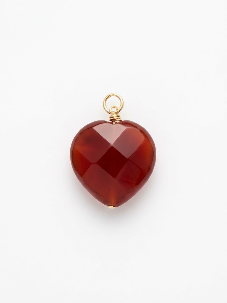 Ciondolo Cuore Corniola