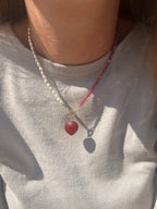 Ciondolo Cuore Corniola