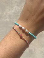 Bracciale Turchese e Perle