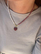 Ciondolo Cuore Corniola