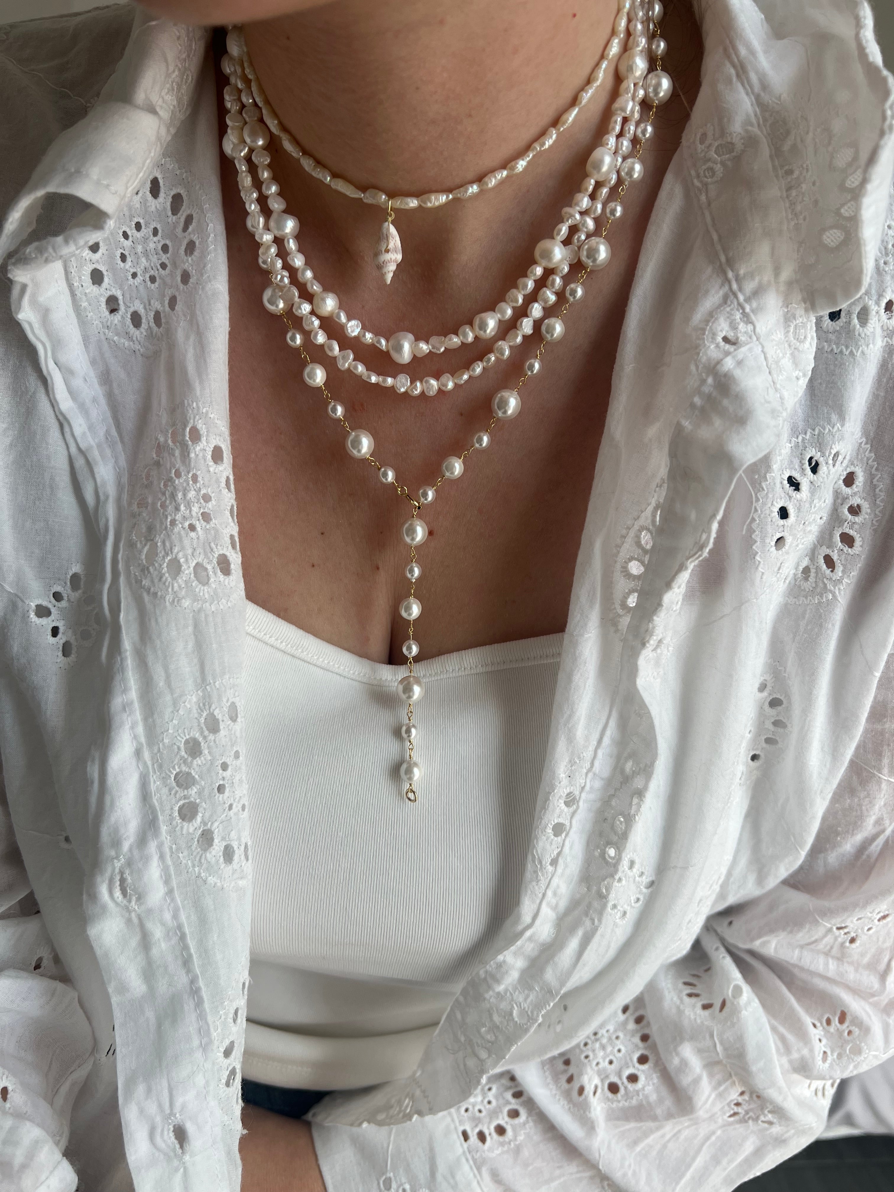 Collana Perle Moderne Y