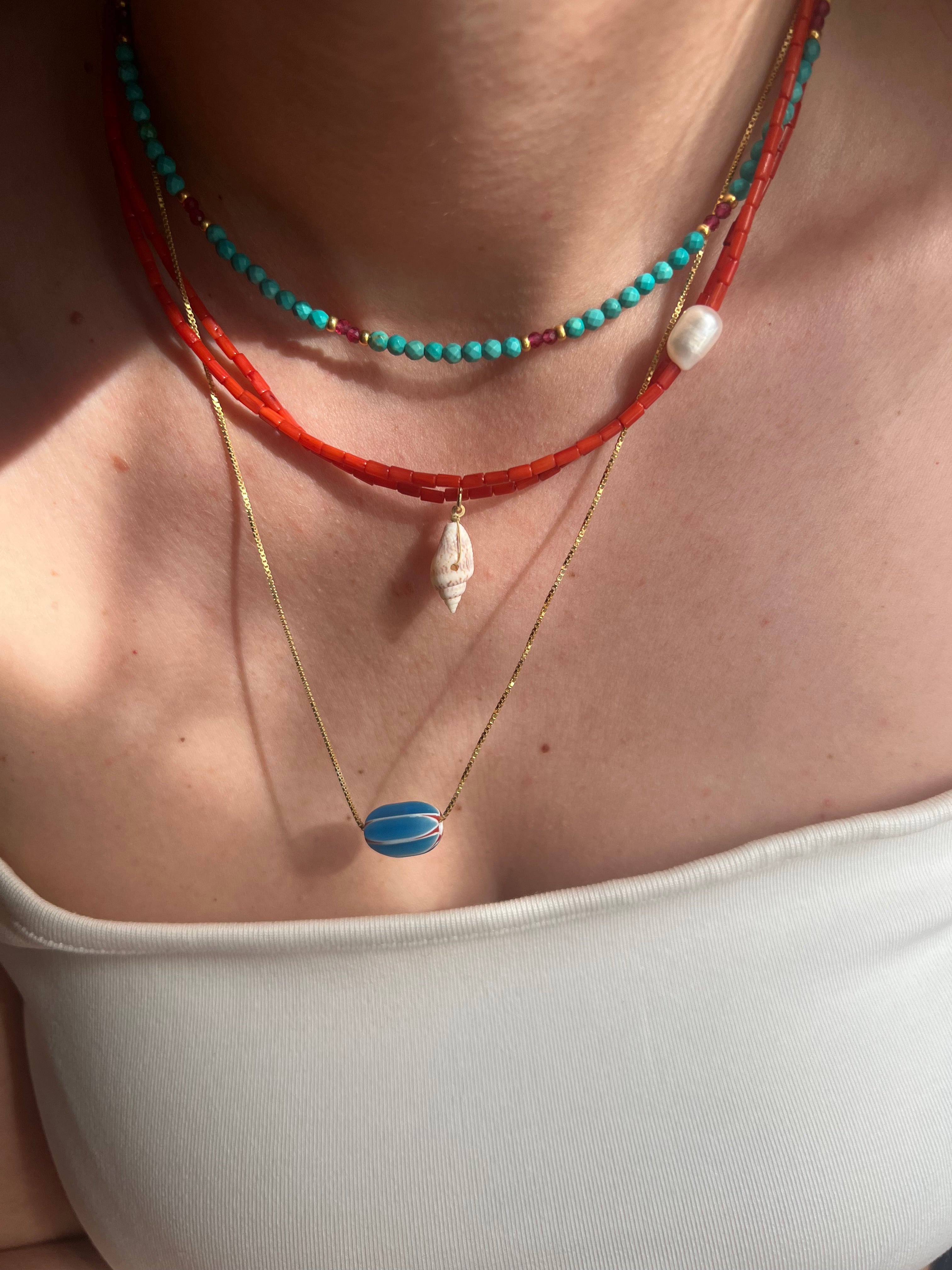Collana Turchese al mare