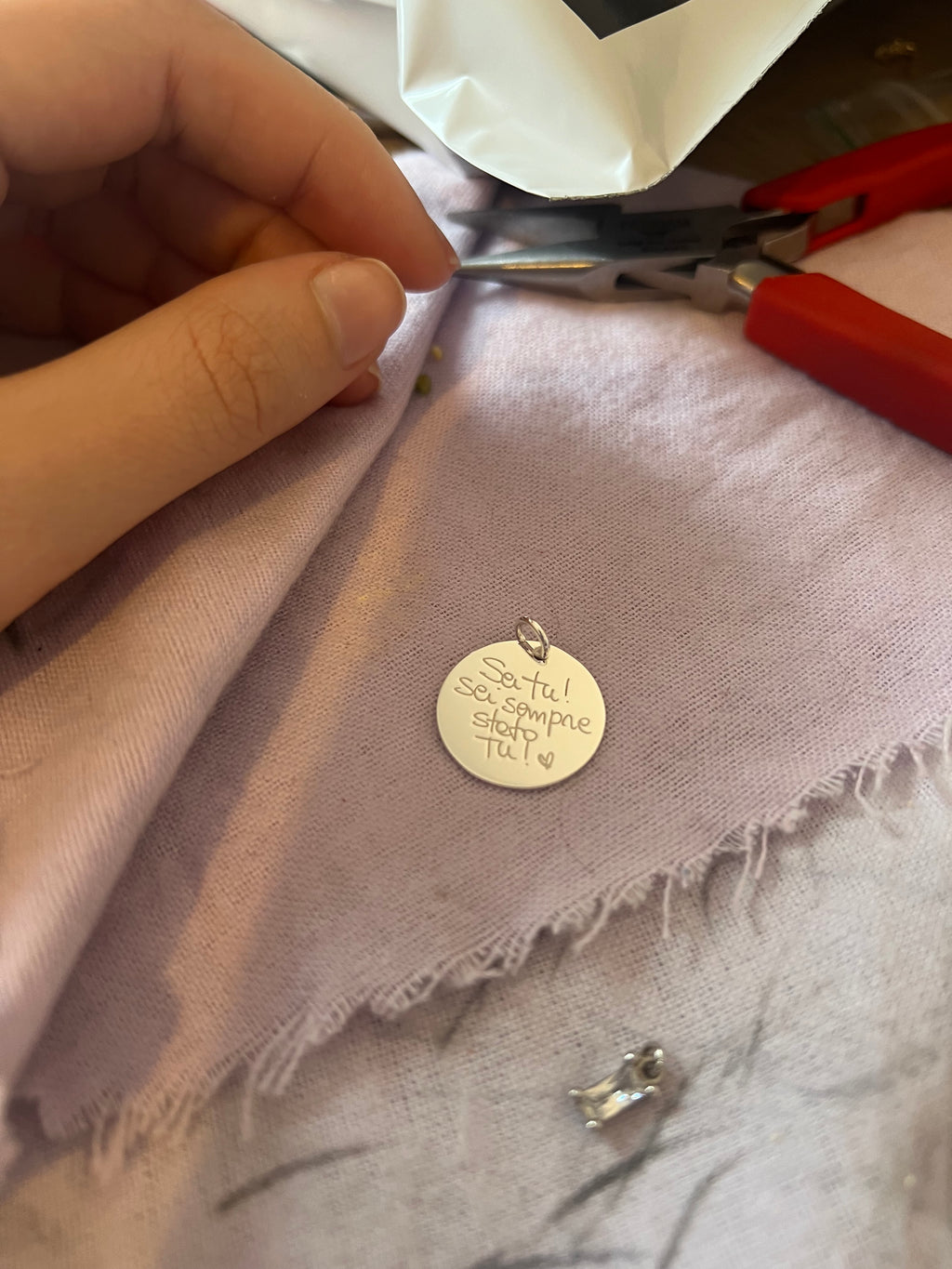 Ciondolo Calligrafia