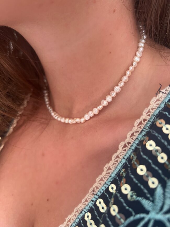 Collana Perle Naturali
