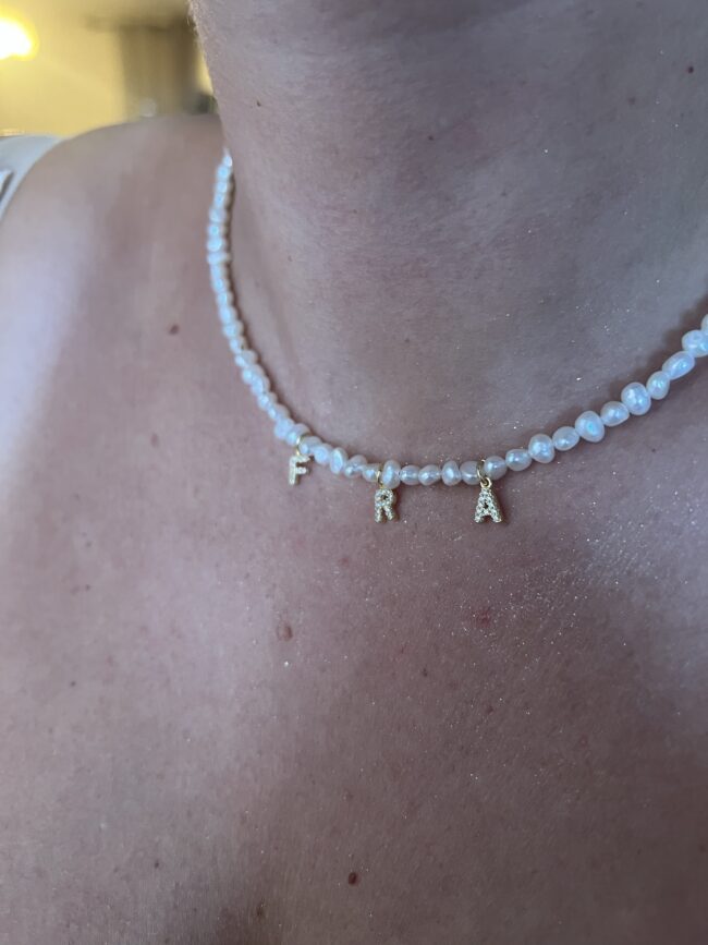 Collana Perle Naturali
