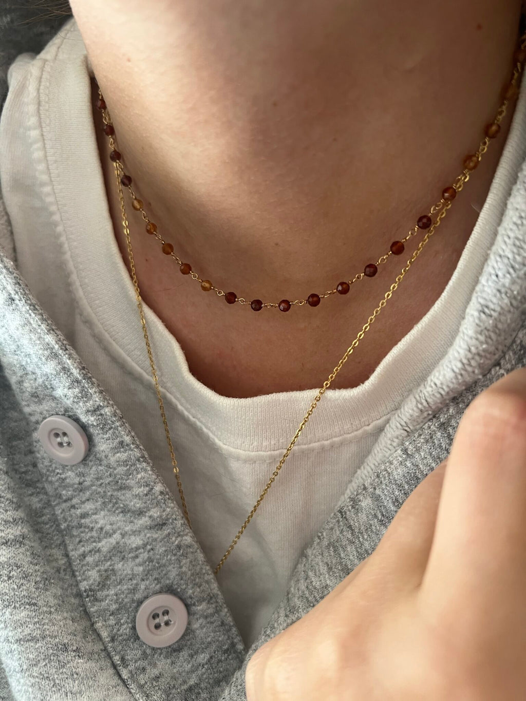 Collana Chocker Granato