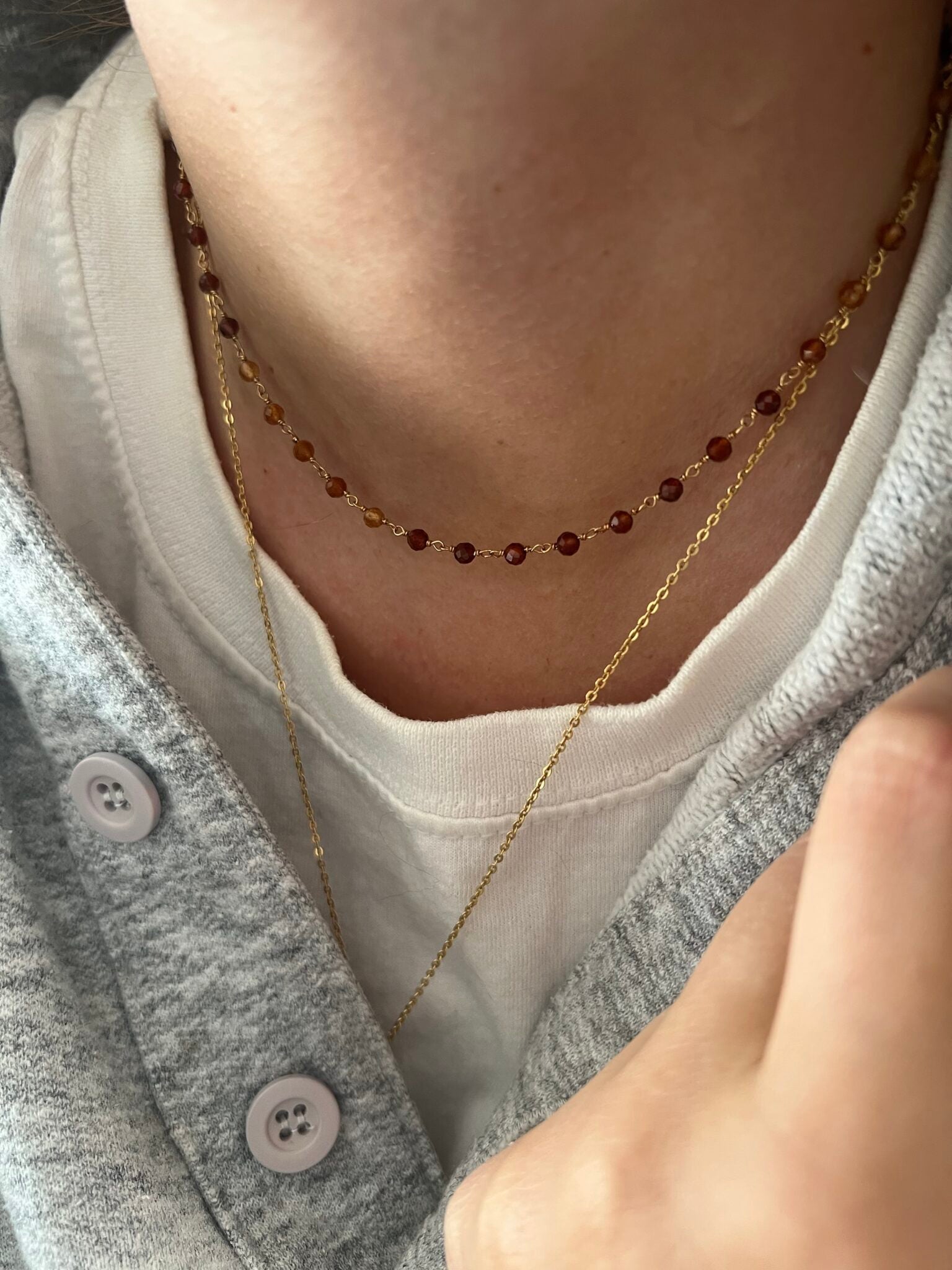 Collana Chocker Granato