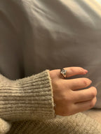 Anello chevalier Rebecca
