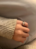 Anello chevalier Rebecca