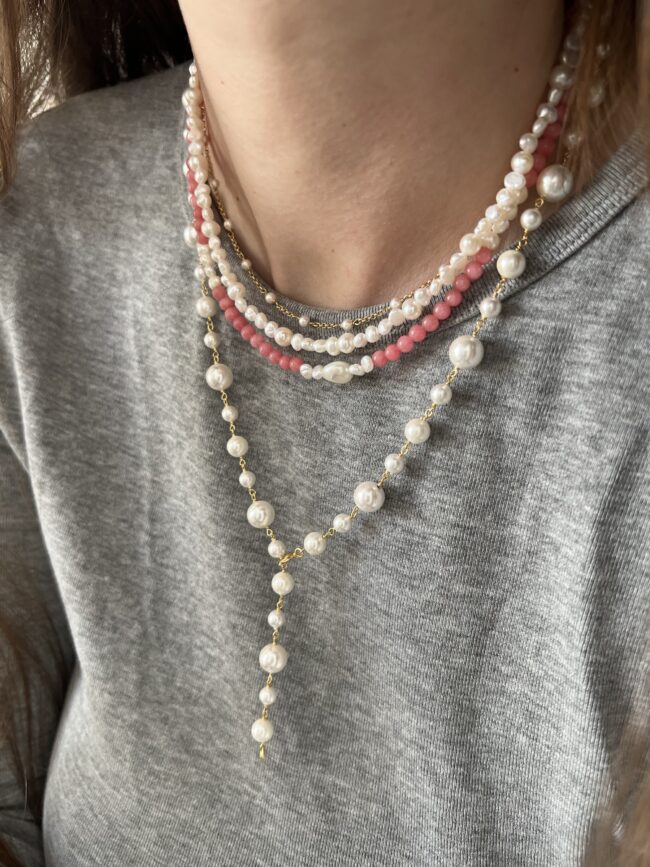 Collana Perle Moderne Y
