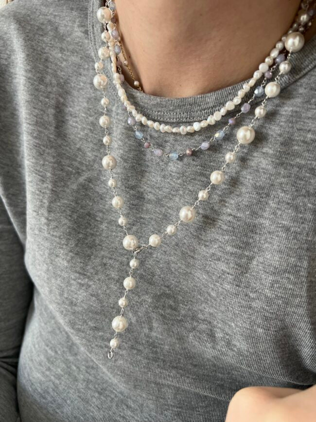 Collana Perle Moderne Y