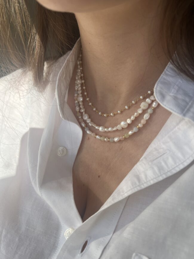 Collana Rosario Perle Naturali