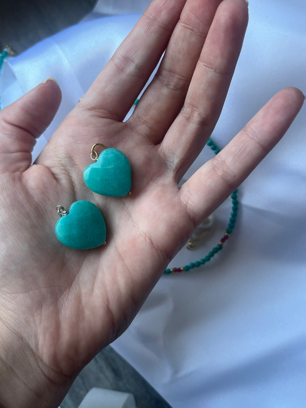 Ciondolo Cuore turchese