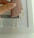 Orecchini Cascata di Perle