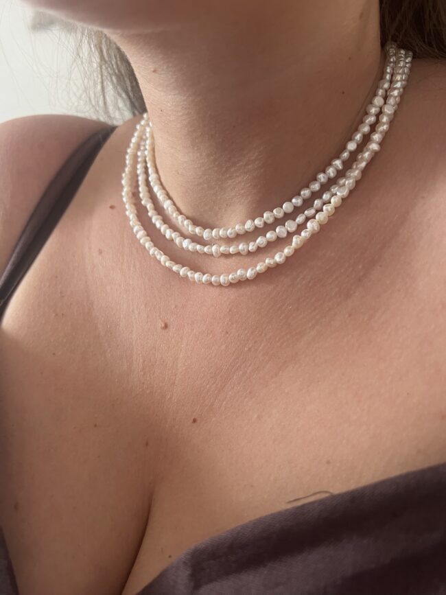 Collana Perle Naturali